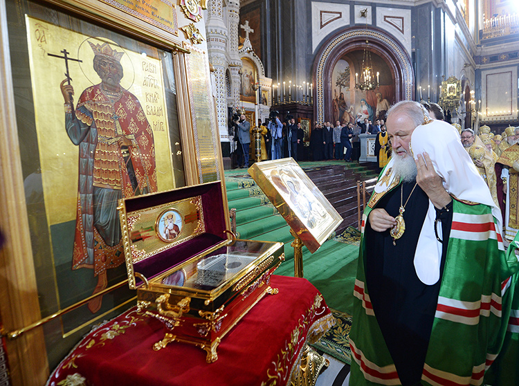 Празднование 1000-летия преставления князя Владимира в Москве
