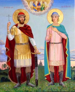 Мученики-страстотерпцы Борис и Глеб – первые русские святые