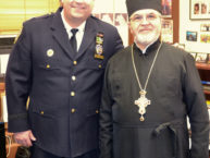 Состоялась встреча настоятеля Бруклинского собора с администрацией 61-го участка полиции Нью-Йорка