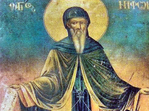 Преподобный Нифонт Афонский (+1411)
