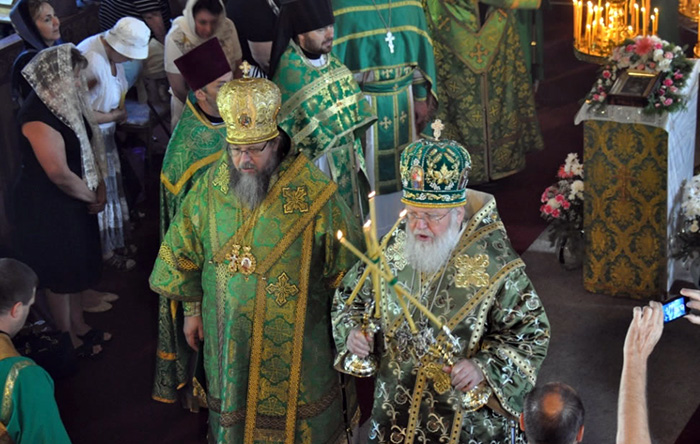 Первоиерарх возглавил празднование малого престольного праздника в Успенской обители