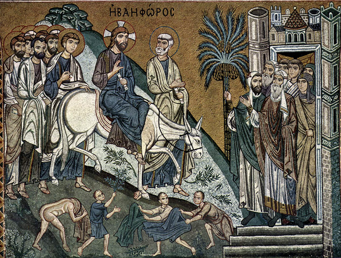  Иконография  праздника Входа Господня в Иерусалим
