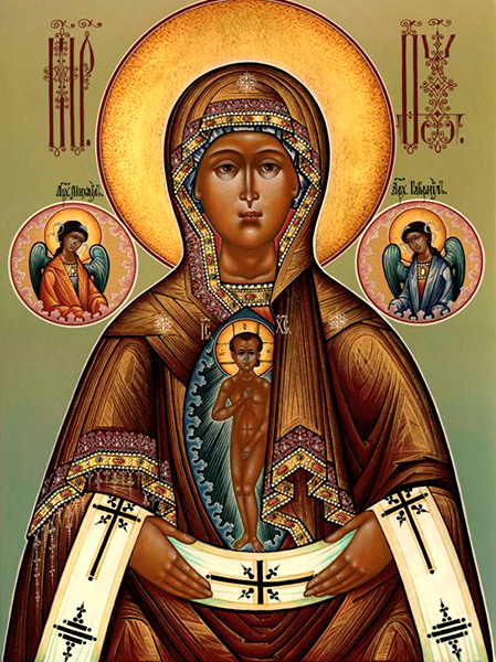 Икона Пресвятой Богородицы «Помощница в родах»