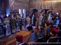 Северное великопостное говение завершилось Архиерейской Преждеосвященной литургией