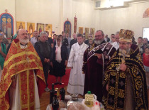 In St. John Cathedral of Brooklyn took place a pannychida for those who died during World War II