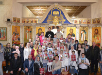 Воспитанники воскресной школы при Иоанно-Предтеченском соборе подготовили к Пасхе праздничный концерт