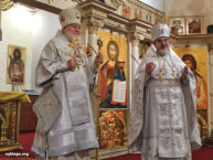 В день престольного праздника Бруклинского собора Первоиерарх Русской Зарубежной Церкви передал в дар храму часть мощей святого Иоанна Предтечи