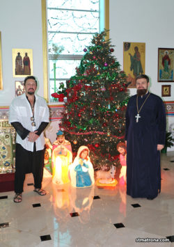 На Рождество наибольший храм Флориды посетил популярный российский певец Стас Михайлов