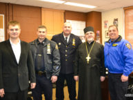 Состоялась встреча настоятеля Бруклинского собора с администрацией 61-го участка полиции Нью-Йорка