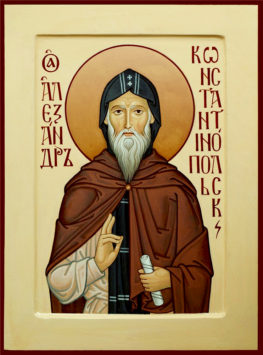 Преподобный Александр Константинопольский (+430)