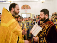 В Бруклинском соборе архиепископ Монреальский и Канадский Гавриил совершил Таинство Елеосвящения (Соборование)