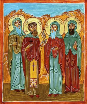 Мученики Шио, Давид, Гавриил и Павел, пострадавшие от дагестанцев